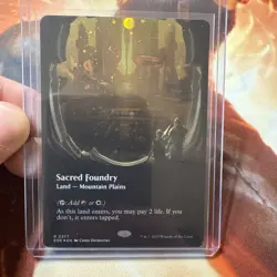 Sacred Foundry (Galaxy Foil) Rare MTG Edge of Eternities - Image 2