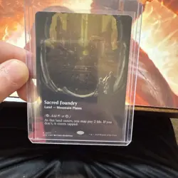 Sacred Foundry (Galaxy Foil) Rare MTG Edge of Eternities - Image 4