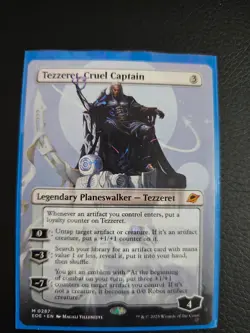 MTG PACK FRESH Tezzeret, Cruel Captain Borderless Edge of Eternities Non Foil - Image 1
