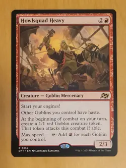 NM Howlsquad Heavy (MTG Aetherdrift, Red Rare) - Image 1