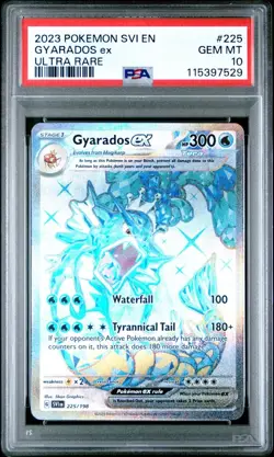 2023 Pokemon Scarlet & Violet Gyarados ex #225/198  PSA 10 GEM MINT - Image 1