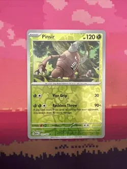 Pokemon Card Pinsir Scarlet & Violet 151 Reverse Holo 127/165 Near Mint - Image 1