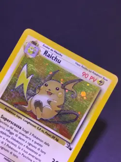 Raichu 14/62 Fossil Holo ITA - Pokemon Card Italiano Unlimited - 2000 Excellent - Image 5