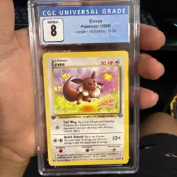 Eevee Pokemon (1999) Jungle -1st Edition-51/64 - Image 3