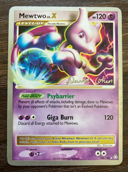 LIGHT WEAR Mewtwo LV. X 144/146 - Pokemon World Championships 2009 Rare Card - Image 3