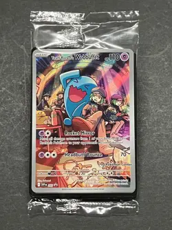 Team Rocket's Wobbuffet SVP203 Pokemon Center Stamp (Sealed) Destined Rivals - Image 1