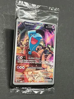 Team Rocket's Wobbuffet SVP203 Pokemon Center Stamp (Sealed) Destined Rivals - Image 2