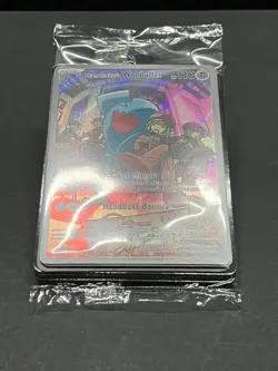 Team Rocket's Wobbuffet SVP203 Pokemon Center Stamp (Sealed) Destined Rivals - Image 5