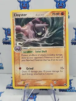 Cloyster 14/101 Delta Species EX Dragon Frontiers Pokemon LP - Image 1