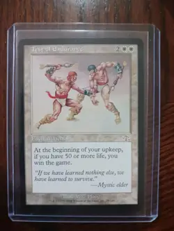 MTG Test of Endurance Judgment 2002 Card Excellent Condition - Image 1