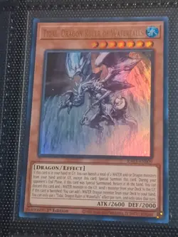 Yugioh! Tidal, Dragon Ruler of Waterfalls - RA03-EN009 - Ultra Rare - 1st Editio - Image 1