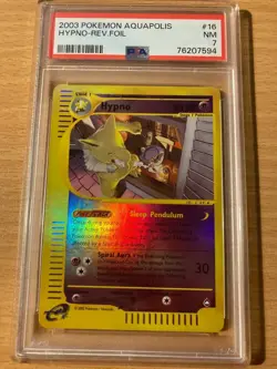 PSA 7 hypno reverse 2003 aquapolis Pokemon - Image 1