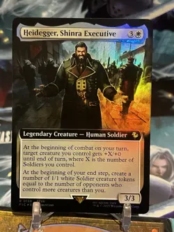 MTG | Heidegger, Shinra Executive (Extended Art) [FINAL FANTASY] ✨ FOIL✨ - Image 2