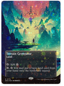 Terrain Generator (0178) - Galaxy Foil - Borderless Edge of Eternities - Image 2