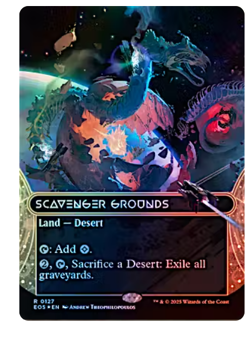 Scavenger Grounds (0127) - Galaxy Foil - Borderless Edge of Eternities - Image 2