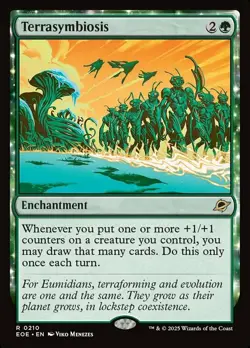 x1 Terrasymbiosis - Foil R MTG Edge of Eternities M/NM, English - Image 2