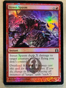MTG 1x FOIL Street Spasm Return to Ravnica Modern Magic the Gathering Card x1 NM - Image 2