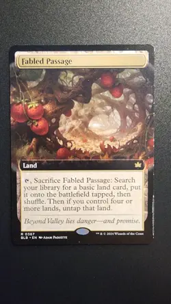 Fabled Passage (Extended Art) Bloomburrow Regular - Damaged - Image 4