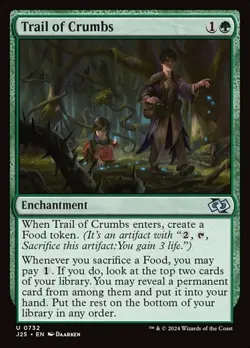 x4 Trail of Crumbs U MTG Foundations Jumpstart M/NM, English - Image 1