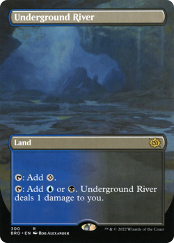 [MTG][MAGIC] Underground River [Borderless] - BRO [NM] - Image 3