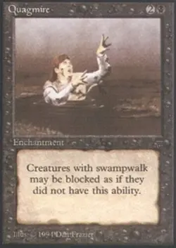 MTG: Quagmire [Moderately Played] Legends Magic the Gathering CCG TCG - Image 2