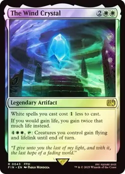The Wind Crystal Foil Final Fantasy MTG NM - Image 1