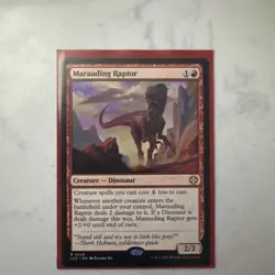 Marauding Raptor Commander: the Lost Caverns of Ixalan Regular - Image 1