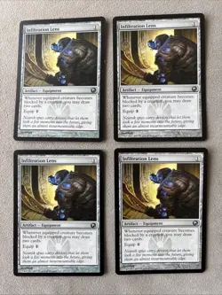 MTG 4x Infiltration Lens Scars of Mirrodin 167/249 Regular Uncommon SHIPS FREE - Image 3