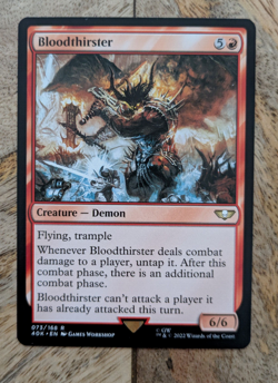 Bloodthirster Magic the Gathering MtG Warhammer 40k 073/168 from Ruinous Powers - Image 4