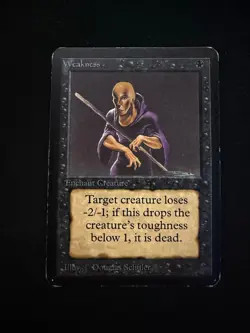 Magic The Gathering: Alpha Weakness MTG Alpha - Image 1