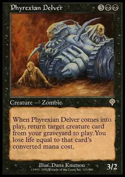 MTG - Phyrexian Delver - Invasion - NM, English Magic FLAT RATE SHIP - Image 1