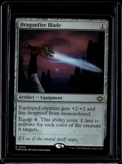 Dragonfire Blade - 240 - Foil -TDM - NM - MTG Magic the Gathering - Image 2
