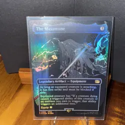 Magic the Gathering Final Fantasy R0353 The Masamune Borderless Foil FF MTG - Image 1
