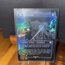 Magic the Gathering Final Fantasy R0353 The Masamune Borderless Foil FF MTG - Image 3