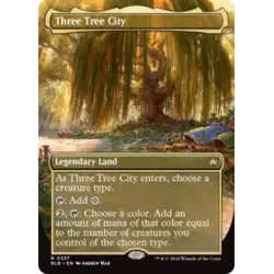 THREE TREE CITY (BORDERLESS) (337) Bloomburrow BLB Magic MTG MINT CARD - Image 2