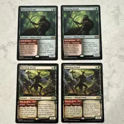 Magic the Gathering MTG Questing Druid Play Set Of 4 Cards - Image 1