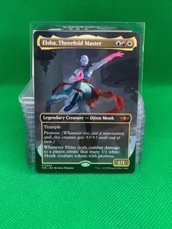 MTG Tarkir: Dragonstorm Commander - Elsha, Threefold Master (Borderless) - Image 1