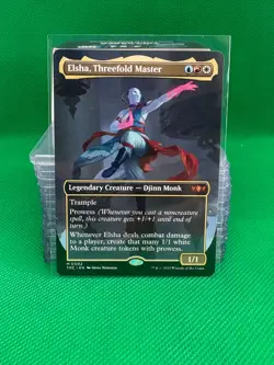 MTG Tarkir: Dragonstorm Commander - Elsha, Threefold Master (Borderless) - Image 2