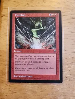 Fireblast - Visions - MTG Magic - Common - Red Instant - Image 2