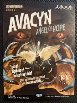 English - MTG Avacyn, Angel Of Hope - Borderless - Secret Lair (0482) - Image 2