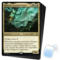MIIRYM, SENTINEL WYRM X4 Commander Legends: Battle For Baldur's Gate Magic MTG - Image 1