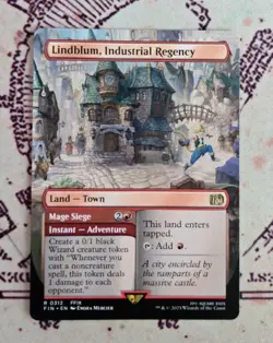 MTG Lindblum, Industrial Regency Borderless Extended Final Fantasy NM - Image 1