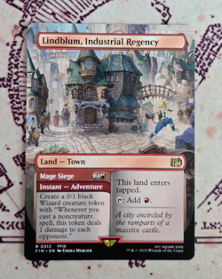 MTG Lindblum, Industrial Regency Borderless Extended Final Fantasy NM - Image 2