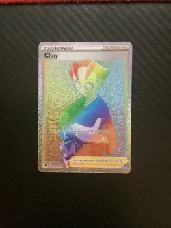 Choy 200/189 Pokemon TCG SWSH Astral Radiance Rainbow Secret Rare NM - Image 1