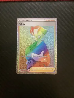 Choy 200/189 Pokemon TCG SWSH Astral Radiance Rainbow Secret Rare NM - Image 3