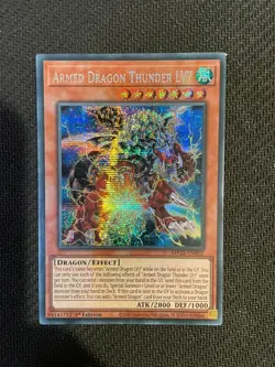 Armed Dragon Thunder LV7 - MP22-EN002 - Prismatic Secret Rare - 1st Ed - YuGiOh - Image 3