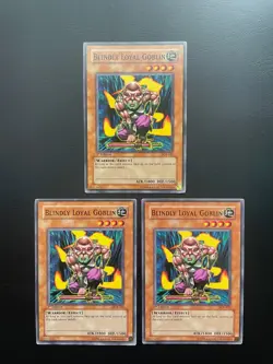 Yugioh Blindly Loyal Goblin DCR-022 1st Edition Common LP/MP X3 - Image 1