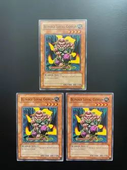Yugioh Blindly Loyal Goblin DCR-022 1st Edition Common LP/MP X3 - Image 3