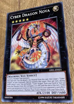 Cyber Dragon Nova | OP01-EN021 | Common | YuGiOh Card | Mint Condition - Image 4
