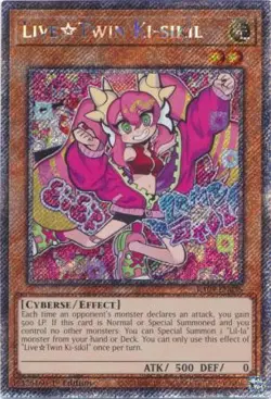 Yugioh! LiveTwin Ki-sikil - RA04-EN035 - Platinum Secret Rare - 1st Edition Near - Image 1